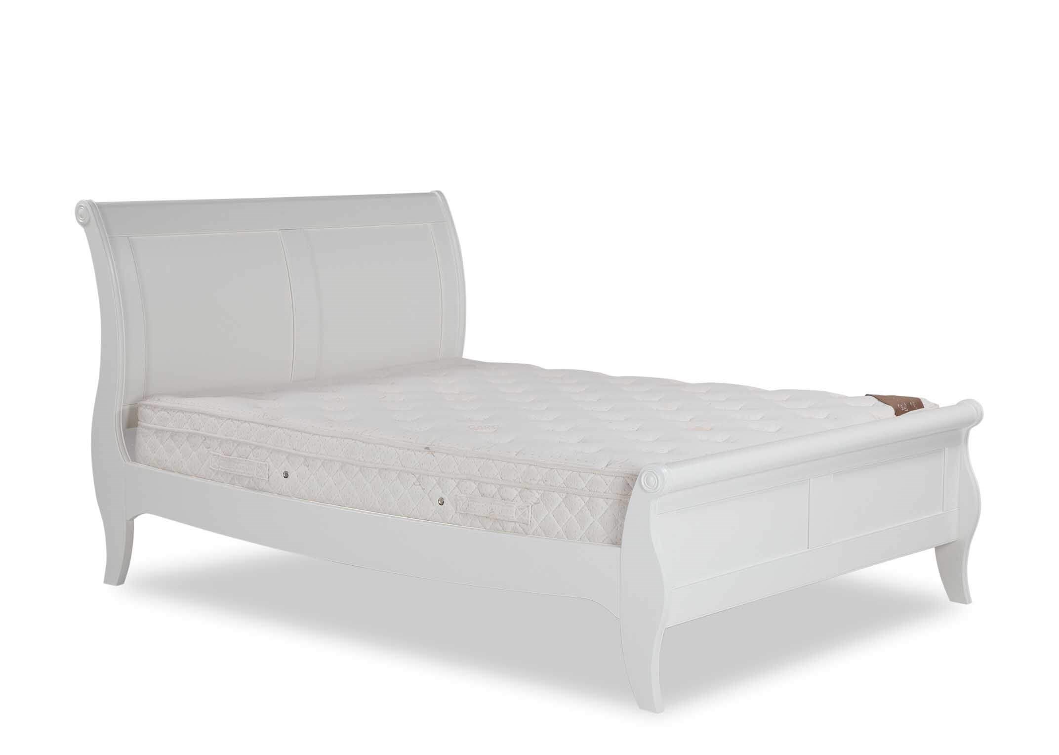 King Size 5ft White French Style Bed, French Style Bed Frame