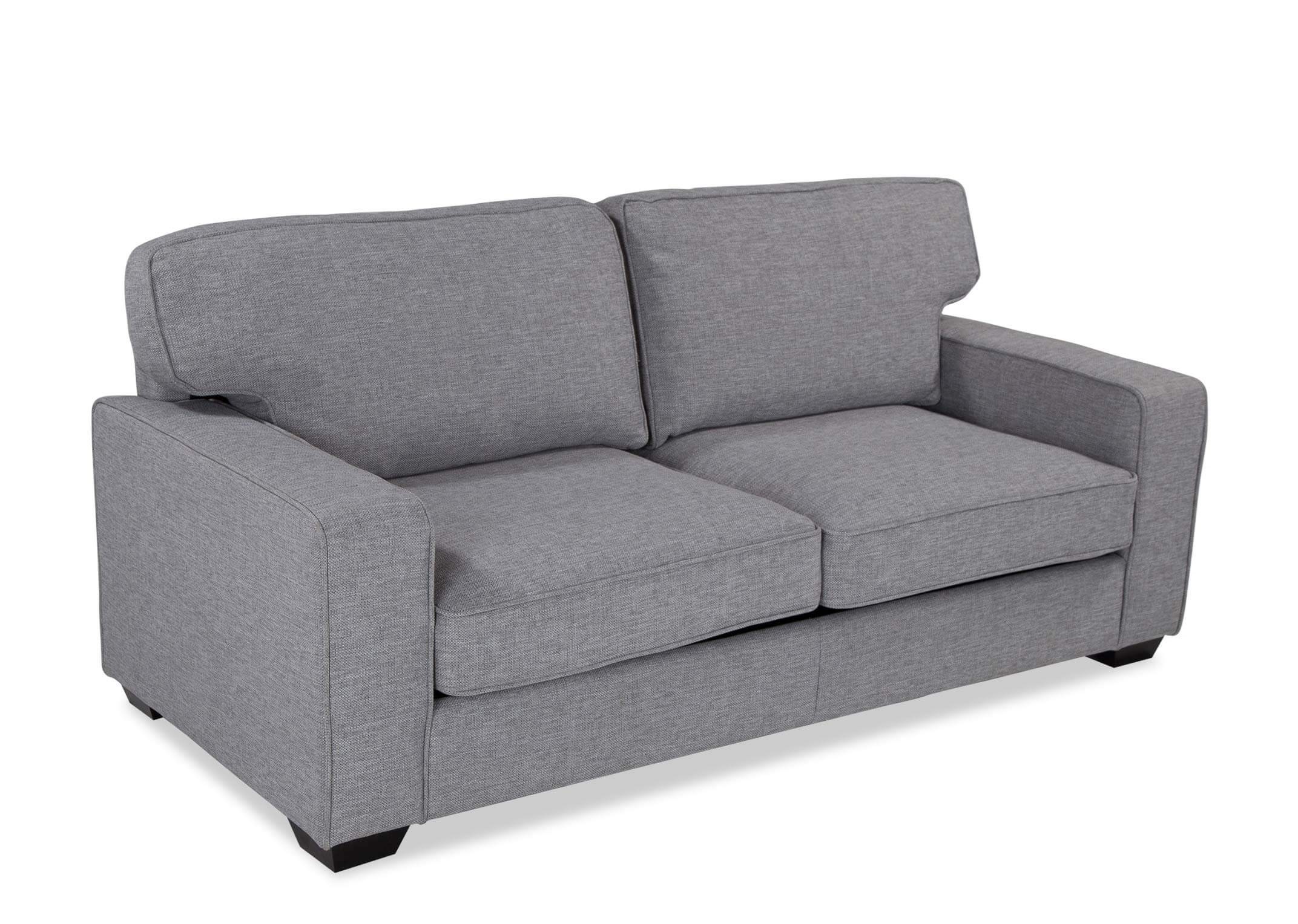 Grey Fabric Sofa Bed Nevada Ez