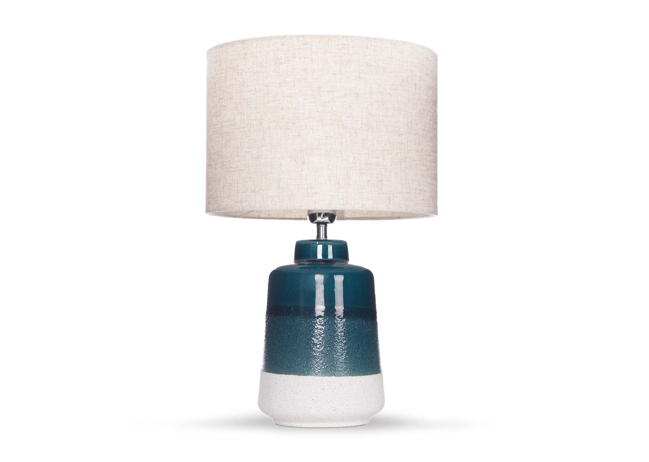 Teal Table Lamp With Cream Shade Wynn, Gold 24 Inch Emma Clear Glass Table Lamps For Bedroom