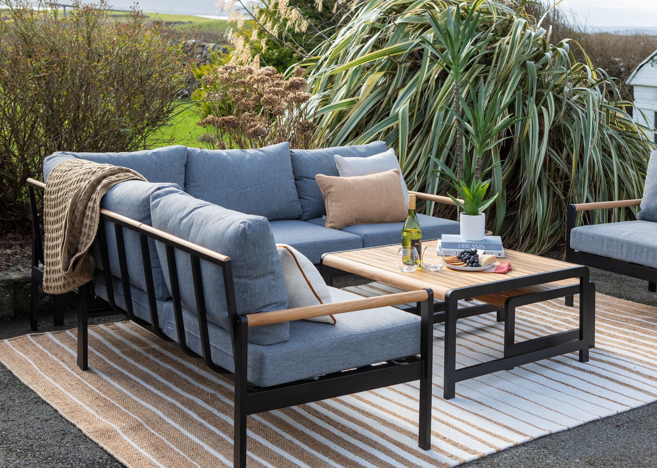 Corner - Garden Furniture Sofa EZ Grey Living - Bundoran Set