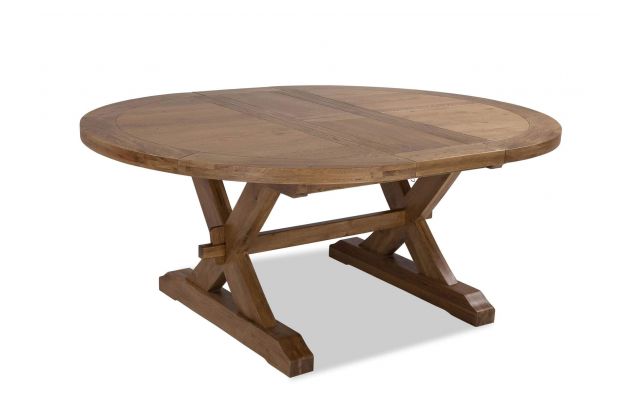 Natural Oak Extendable Round Dining, Round Oak Dining Table Northern Ireland