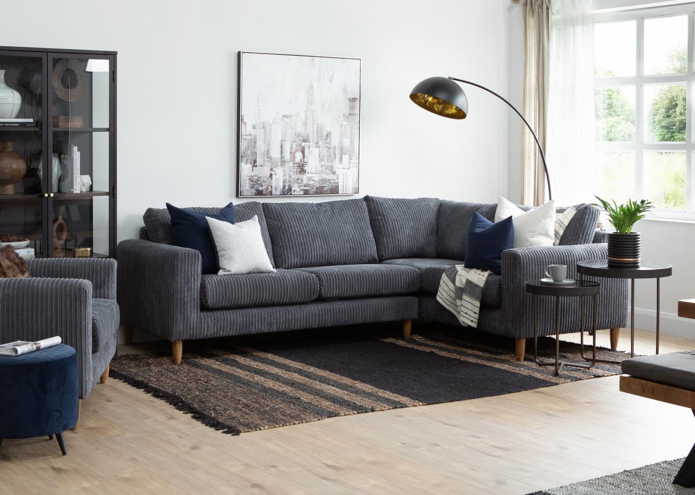 Corduroy Corner Sofa Comfy