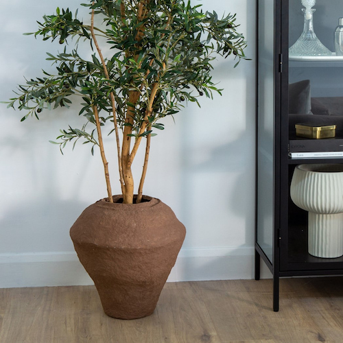 Timerga brown pot from EZ Living Furniture.